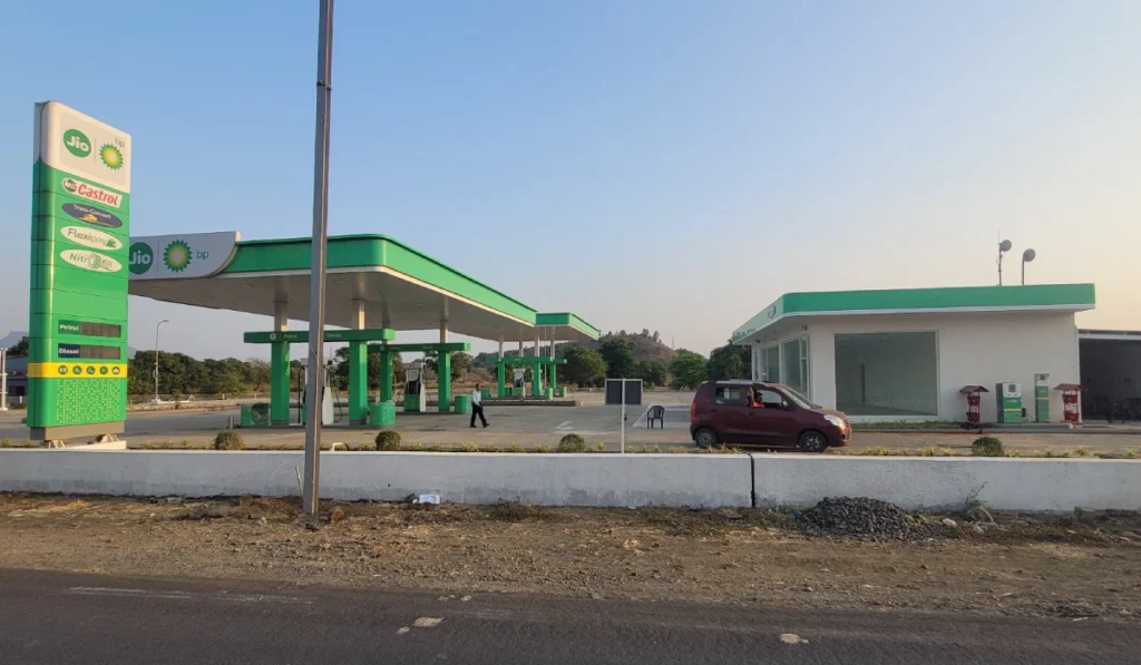 Completed Green Field Project by Sumeru EPC Pvt Ltd for Jio-bp in Igatpuri Maharashtra